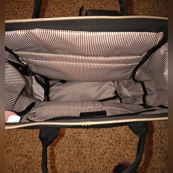 Stylish Black and Leopard Print Backpack - Picture 2 of 12